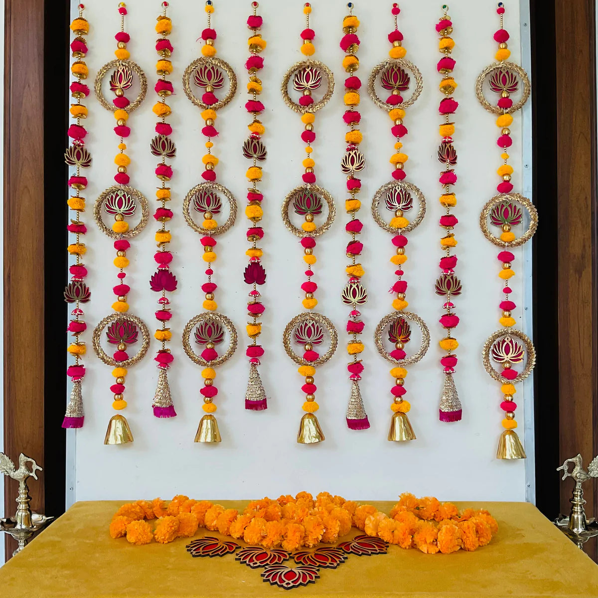 Decorative Hanging Bells  Diy diwali decorations, Festival
