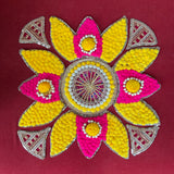 Decorative Rangoli Mat - Festive Diwali Decor - Crafts N Chisel - Indian Home Decor USA