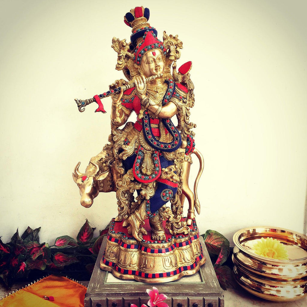 lord krishna idol | lord krishna idol online | Buy krishna idols -Idolmaker